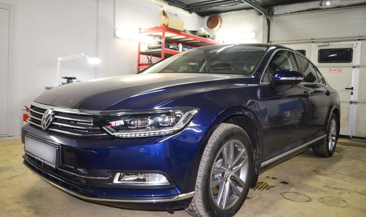Шумоизоляция нового Volkswagen Passat b8 2019 года — вариант 